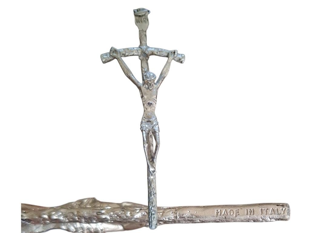 Art Deco Stijl Kruishanger - 13 cm - Made in Italy, Antiek en Kunst, Ophalen of Verzenden