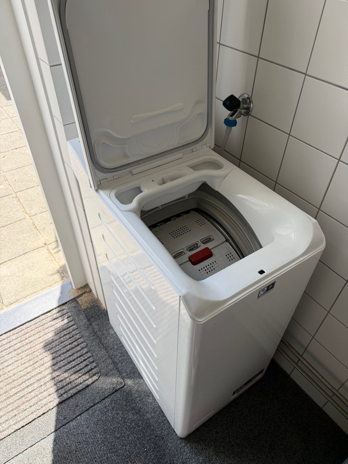 AEG L6000 Serie Lavamat Bovenlader Wasmachine, Ophalen, Bovenlader, Zo goed als nieuw, Kort programma