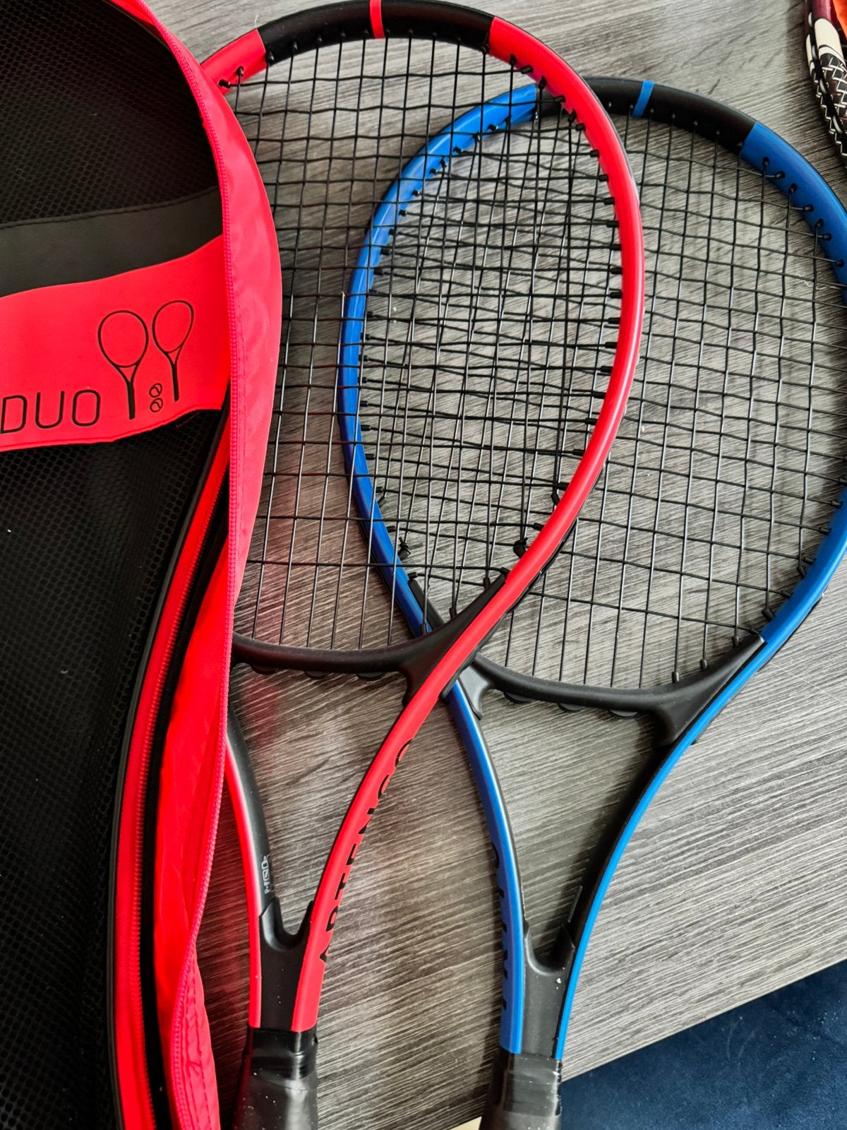 Adult Decathlon tennis racket duo, Sport en Fitness, Zo goed als nieuw, Racket, L3, Ophalen