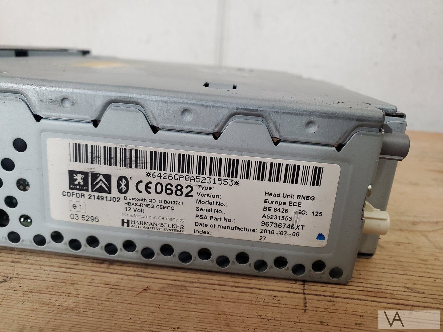 Peugeot Partner Citroen Berlingo radio navigatie 96736746xt, Auto diversen, Autoradio's, Ophalen of Verzenden, -, -, -
