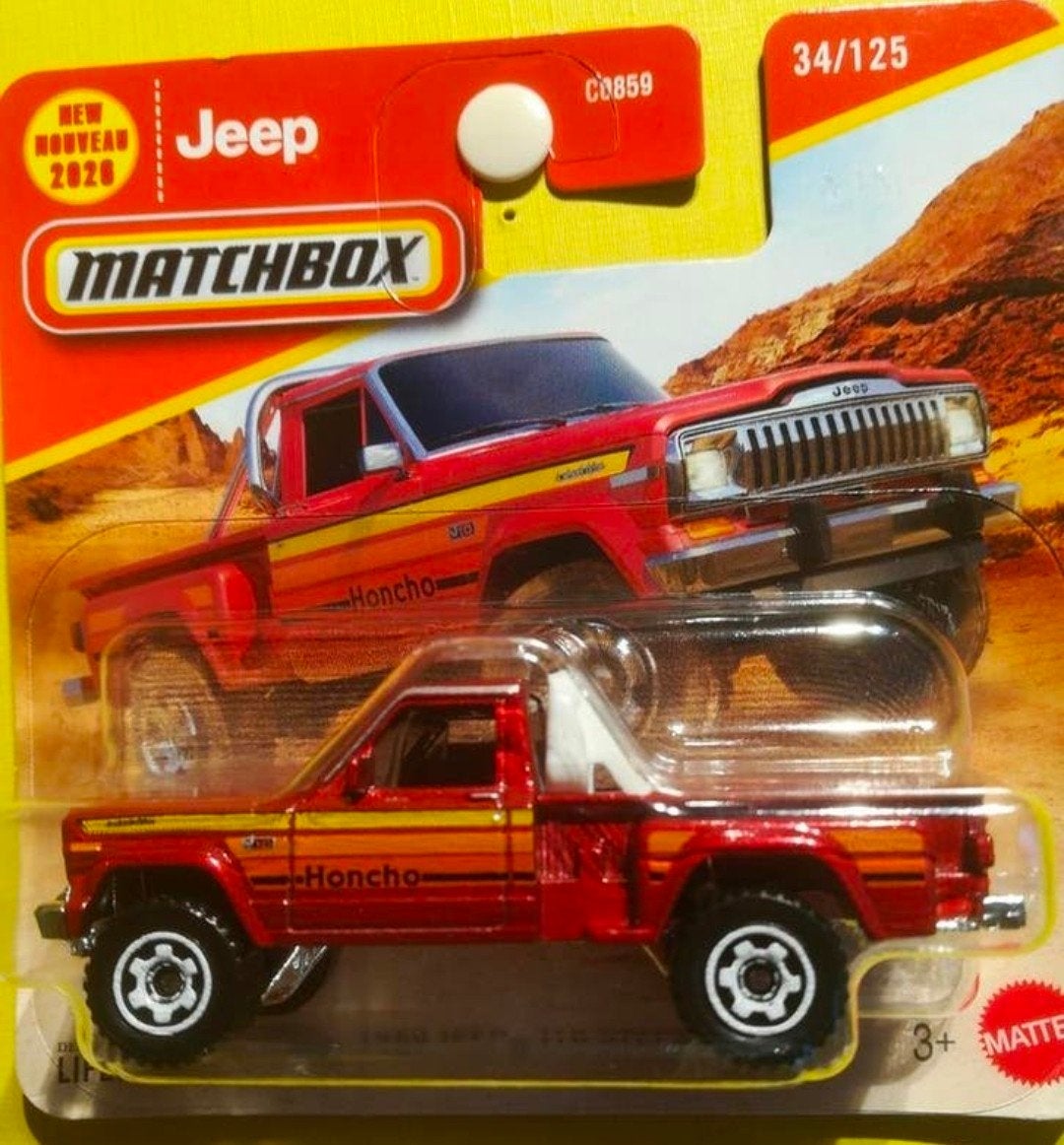 1980 Jeep J10 Honcho Stepside Matchbox 34/125 2026, Ophalen of Verzenden, Nieuw, Auto