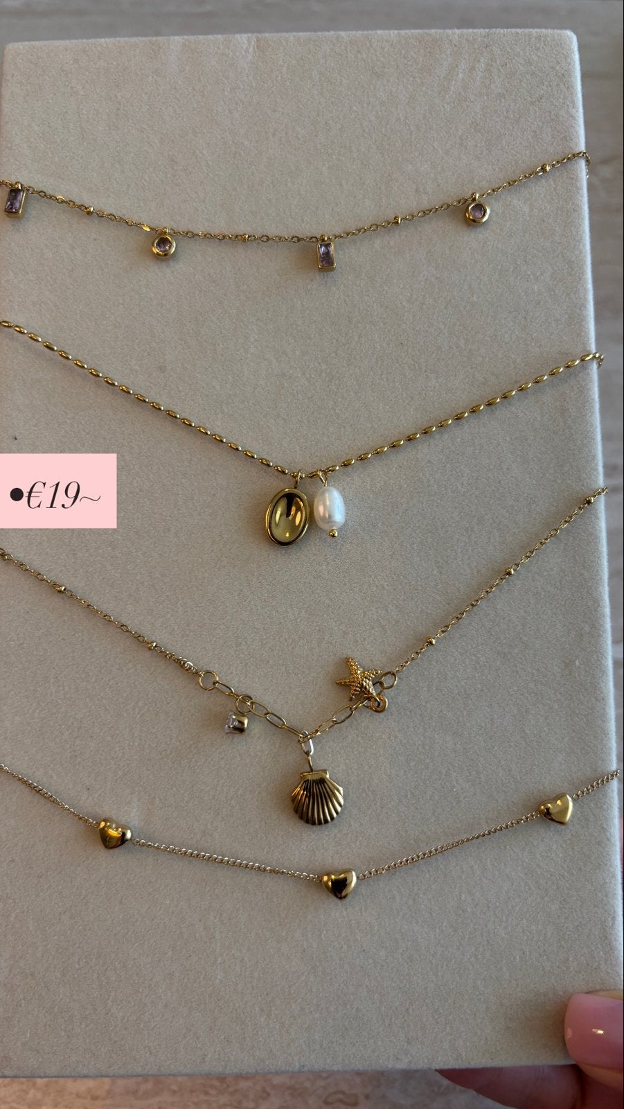 Stainless steal Gouden kettingen ELK €19, Nieuw, Ophalen of Verzenden, Goud, Overige materialen