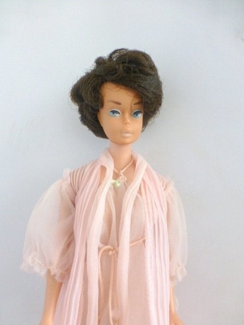 Barbie vintage Bubble cut, brunette, Ophalen of Verzenden, Zo goed als nieuw, Pop