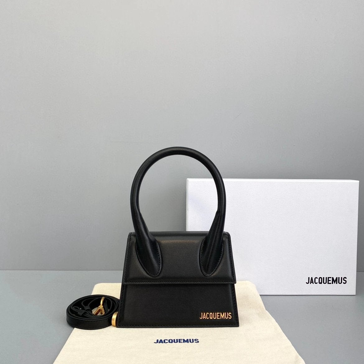 Jacquemus bag tas handtas crossbody, Ophalen of Verzenden, Zo goed als nieuw, Zwart, Handtas