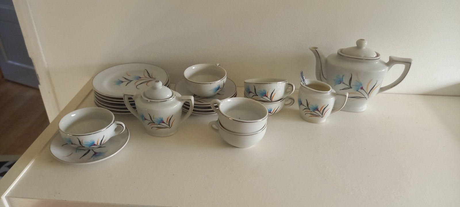 Vintage compleet kinder koffie/ thee serviesje, Ophalen of Verzenden
