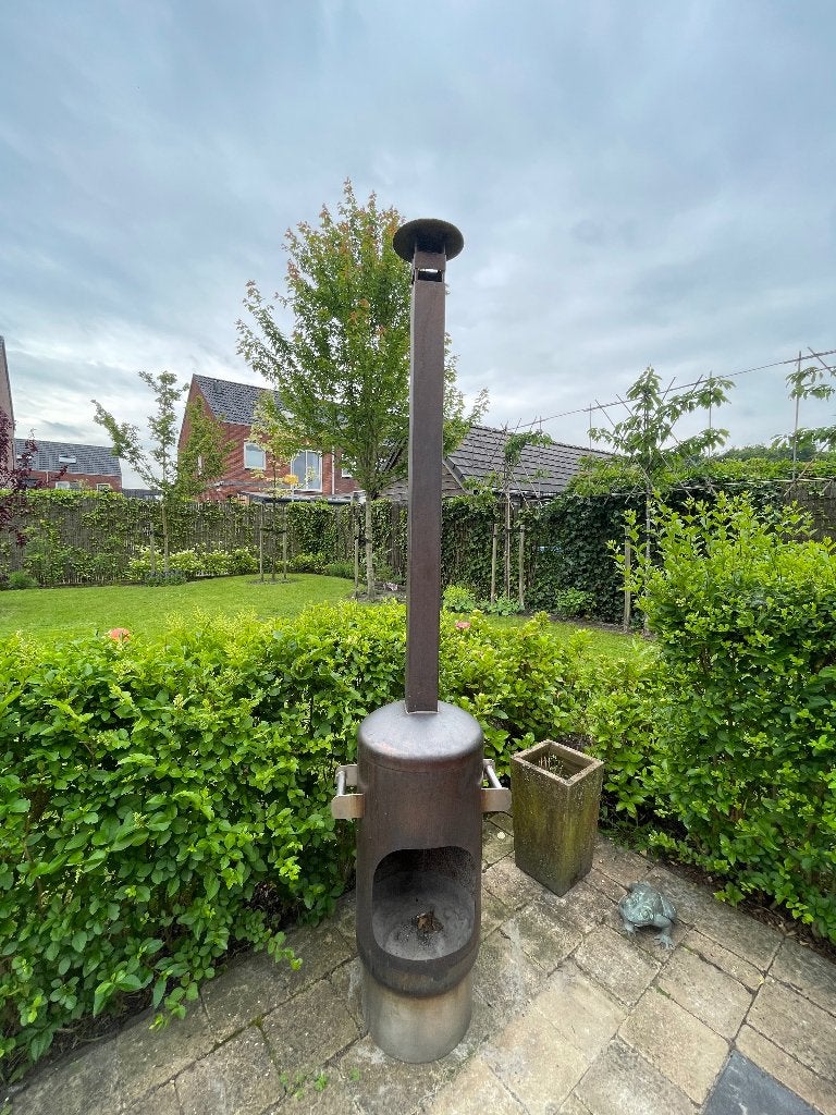 Terraskachel, Tuin en Terras, Tuinhaarden, Ophalen, Gebruikt