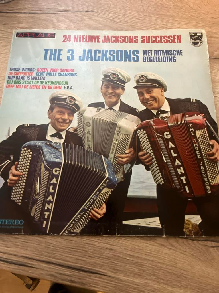 The 3 Jacksons - 24 Nieuwe Jacksons Successen LP, Ophalen, Gebruikt, 12 inch