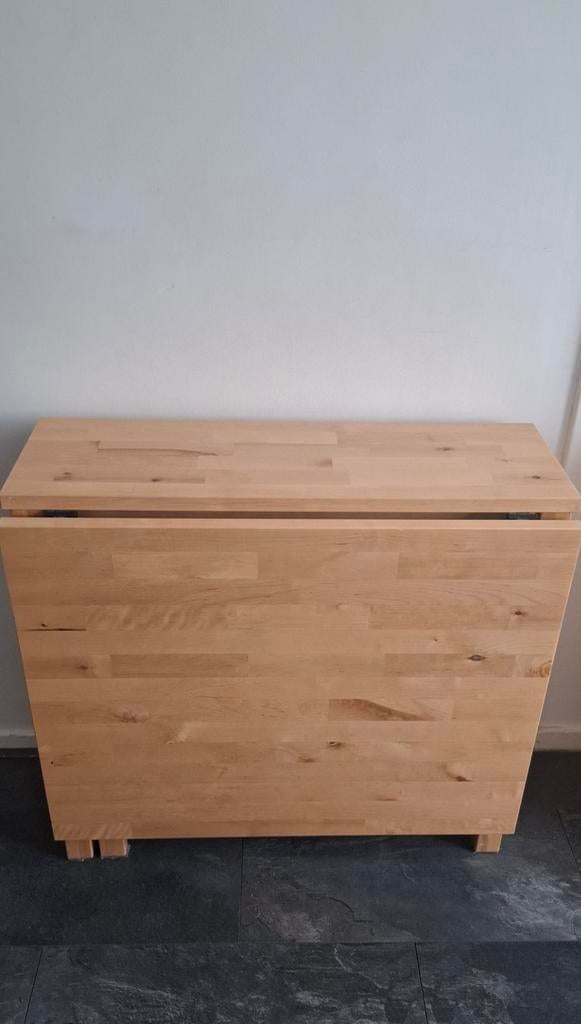 Klaptafel ikea, Ophalen of Verzenden, 150 tot 200 cm, 75 cm of meer