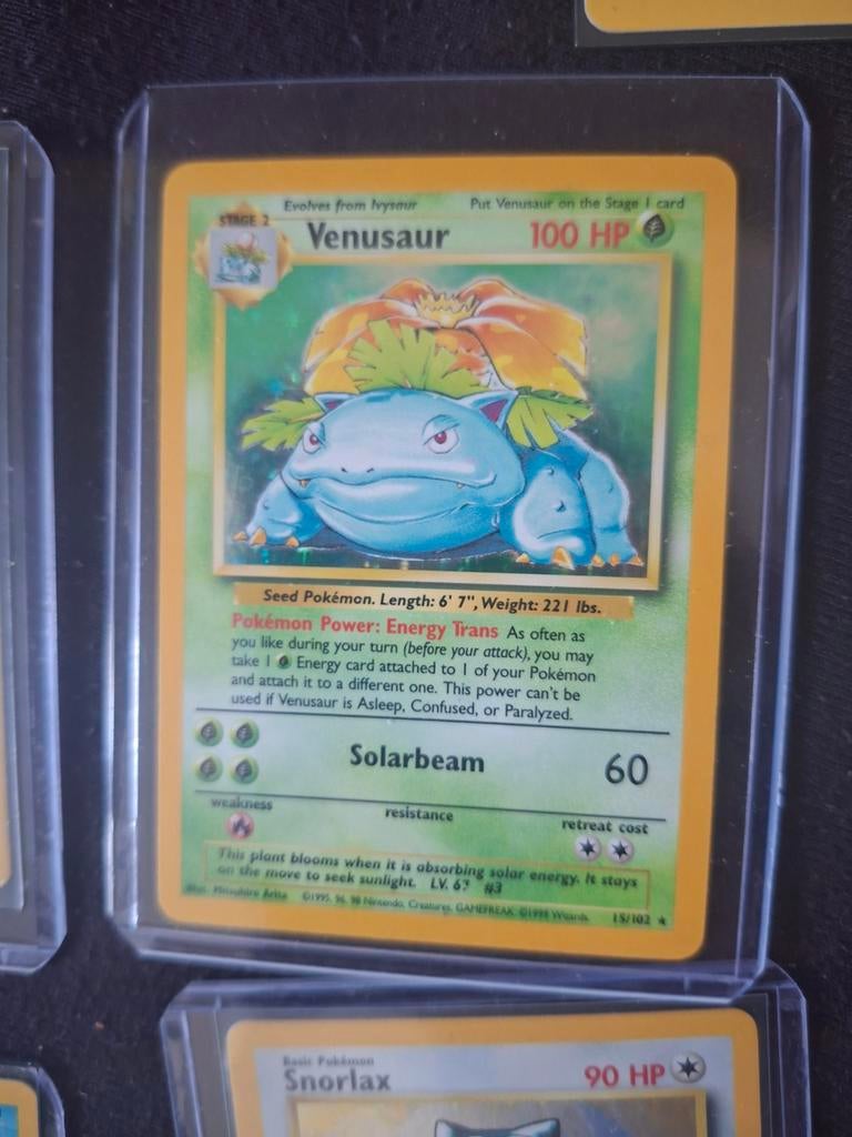 Venusaur Pokémon Kaart - Base Set Holo (15/102), Hobby en Vrije tijd, Verzamelkaartspellen | Pokémon, Ophalen, Zo goed als nieuw