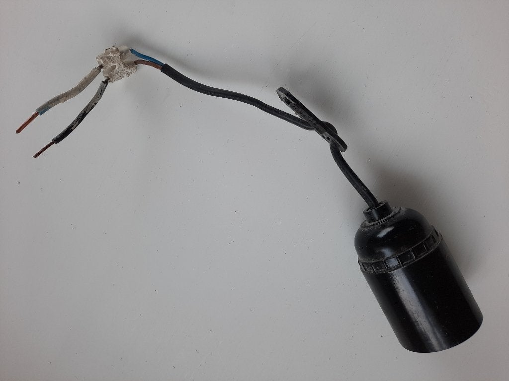 Oud bakelieten fitting, Ophalen of Verzenden