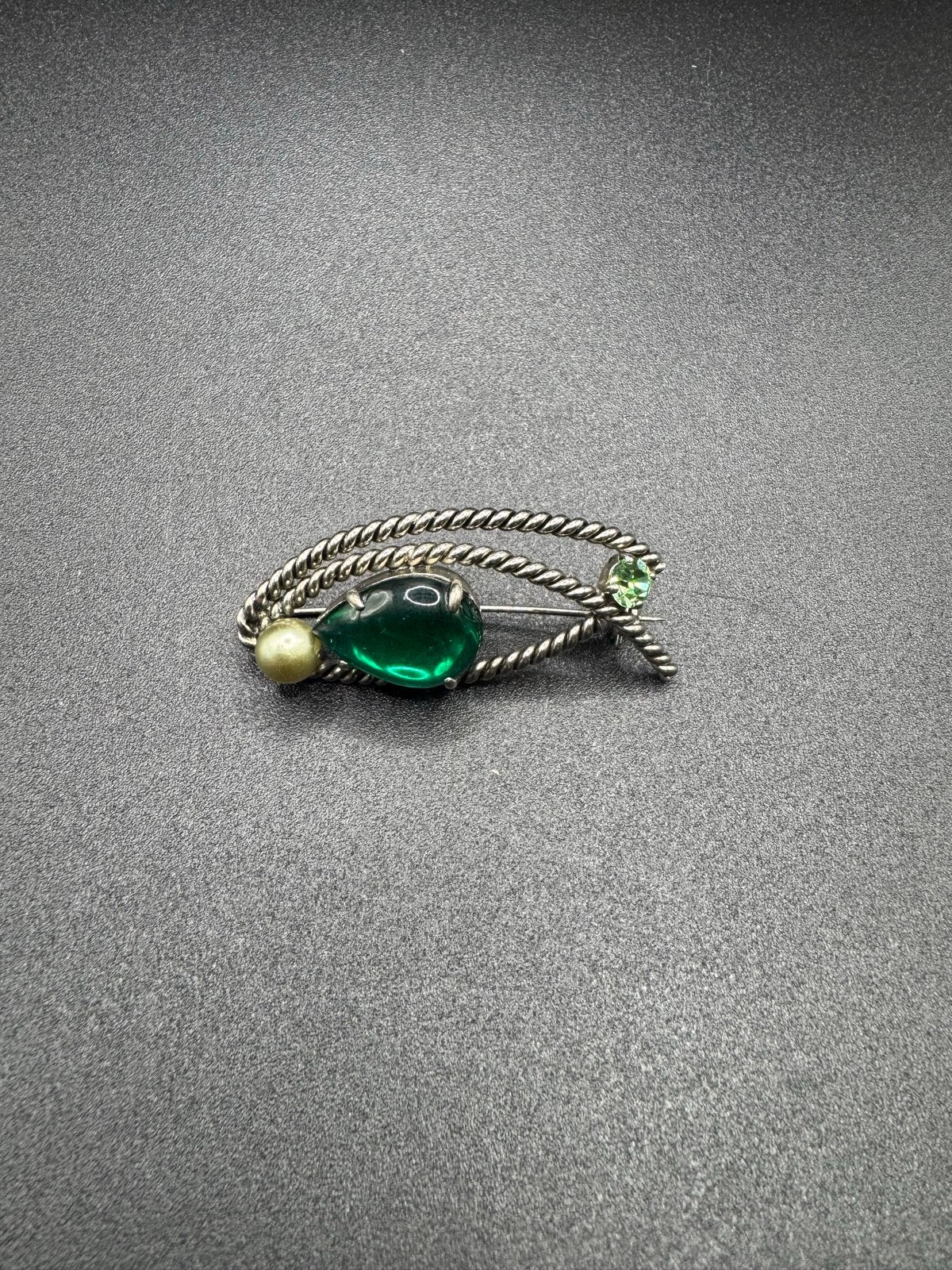 Vintage broche, Met kristal, Overige materialen, 4 tot 7 cm, Verzenden