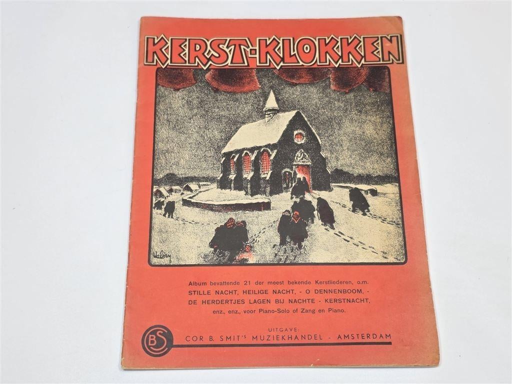 Kerst-Klokken — 28 Kerstliederen Bladmuziek Vintage 1930, Ophalen of Verzenden, Gelezen, Artiest