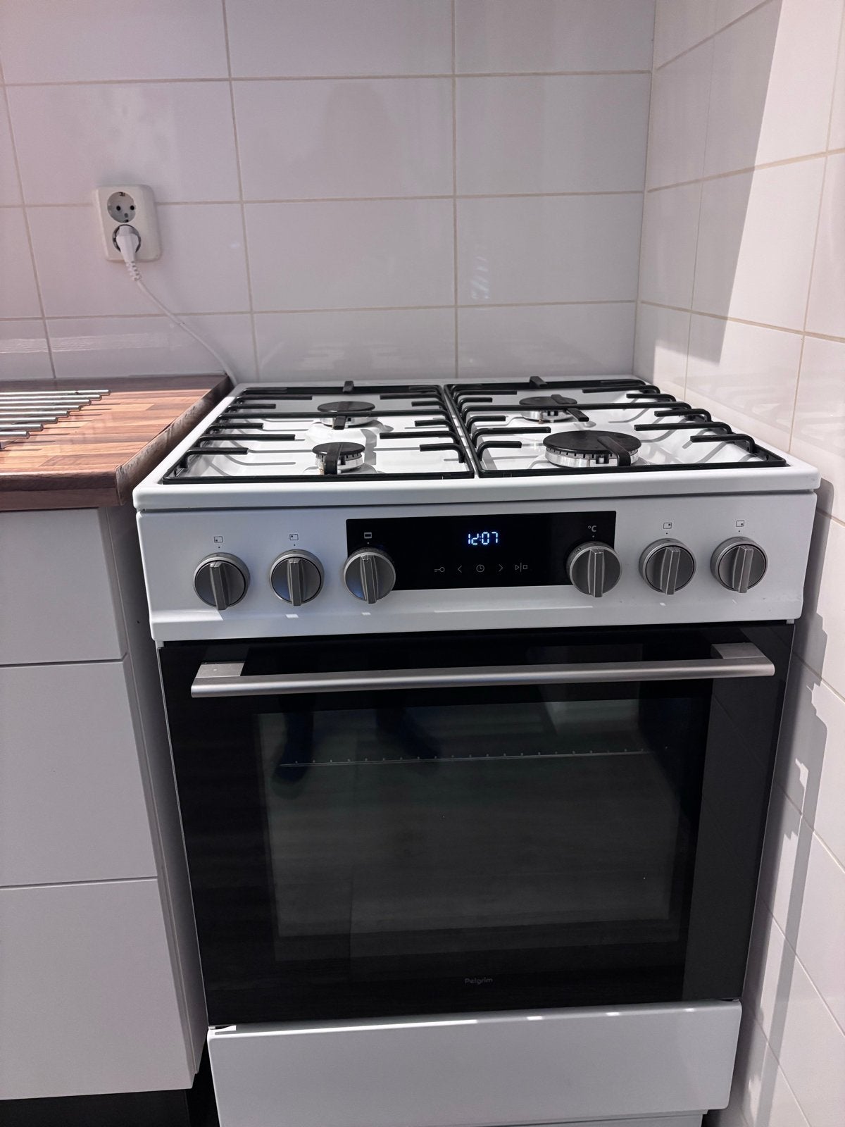Pelgrim gasfornuis met oven, Ophalen, Hete lucht, 60 cm of meer, 4 kookzones