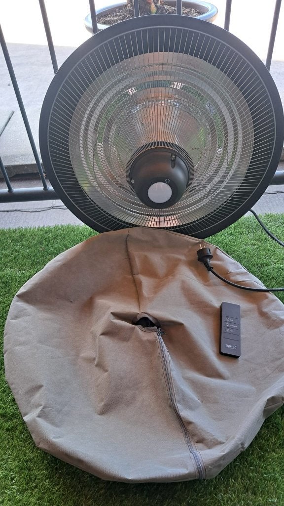 Terraswarmtelamp voor buiten, Tuin en Terras, Terrasverwarmers, Ophalen, Zo goed als nieuw, Elektrisch, Plafond
