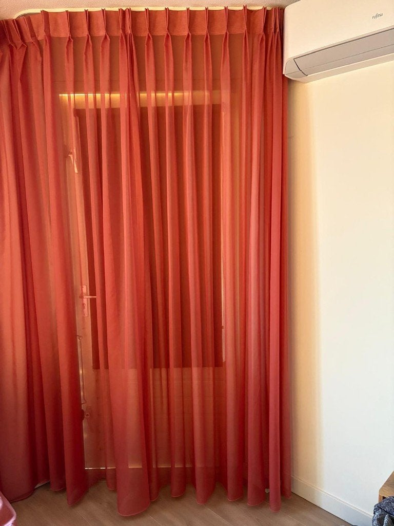 Voile gordijnen - ZGAN, Huis en Inrichting, Overige merken, Ophalen of Verzenden, Zo goed als nieuw, 240 cm