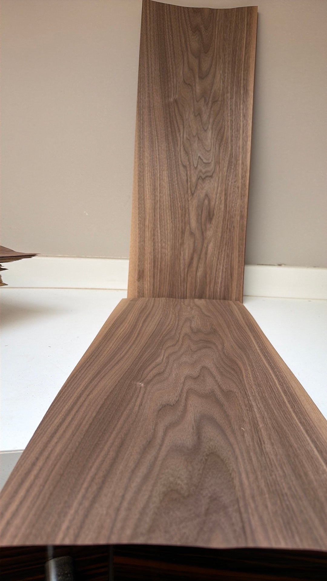 Noten fineer 67x26cm 16 vellen €10, Ophalen of Verzenden, Nieuw, Kunst en Creatief