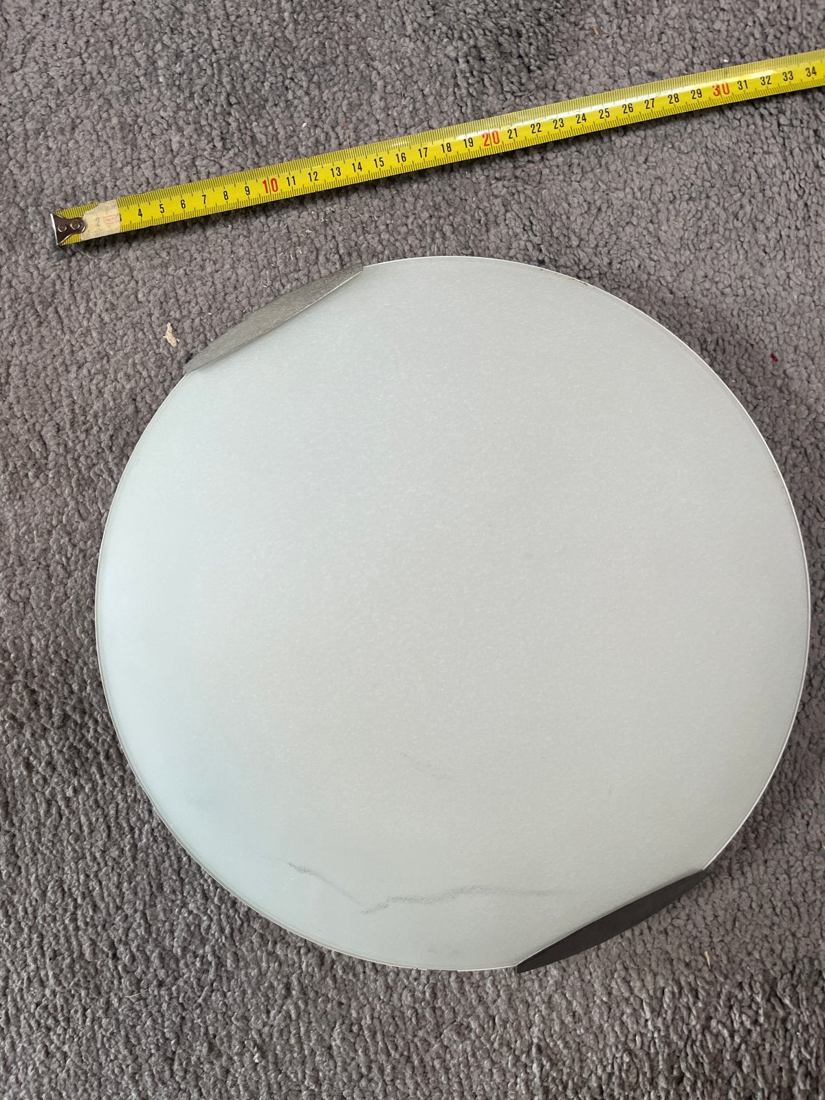 Witte Plafonniere, Ophalen, Modern, Zo goed als nieuw, Wit