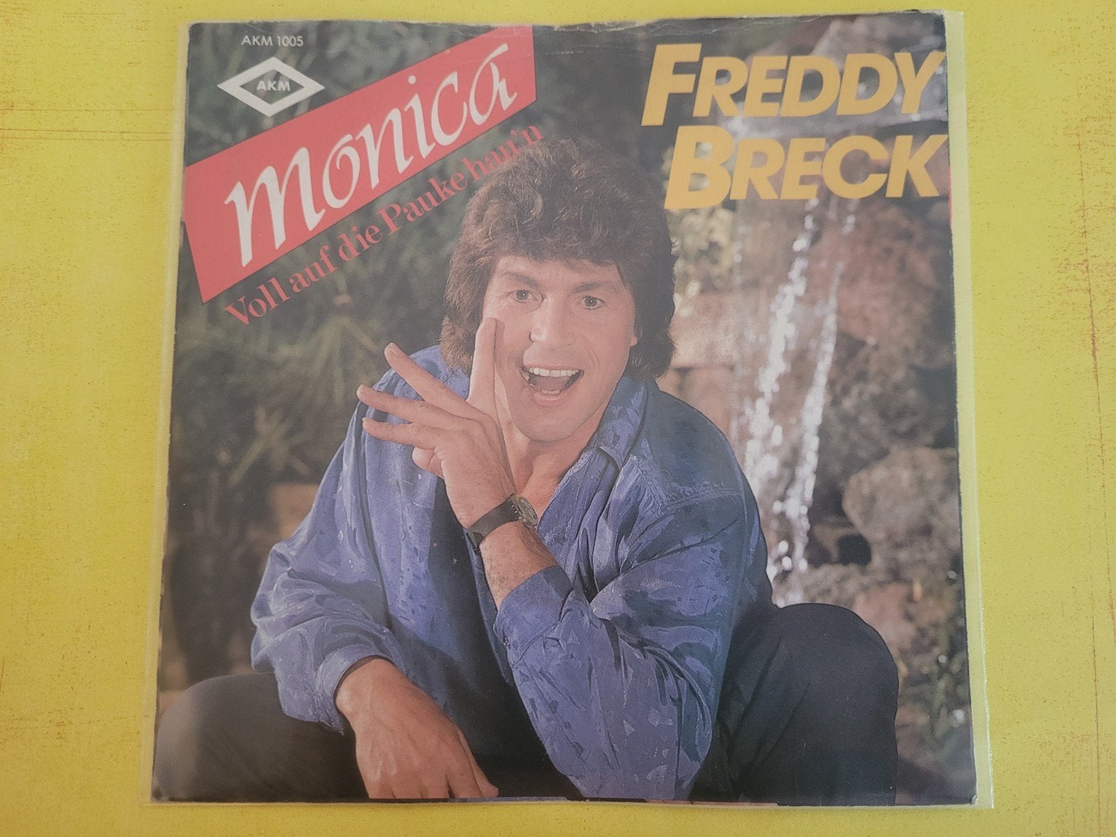 Freddy Breck - Monica -, Ophalen, Zo goed als nieuw, Overige formaten, Levenslied of Smartlap