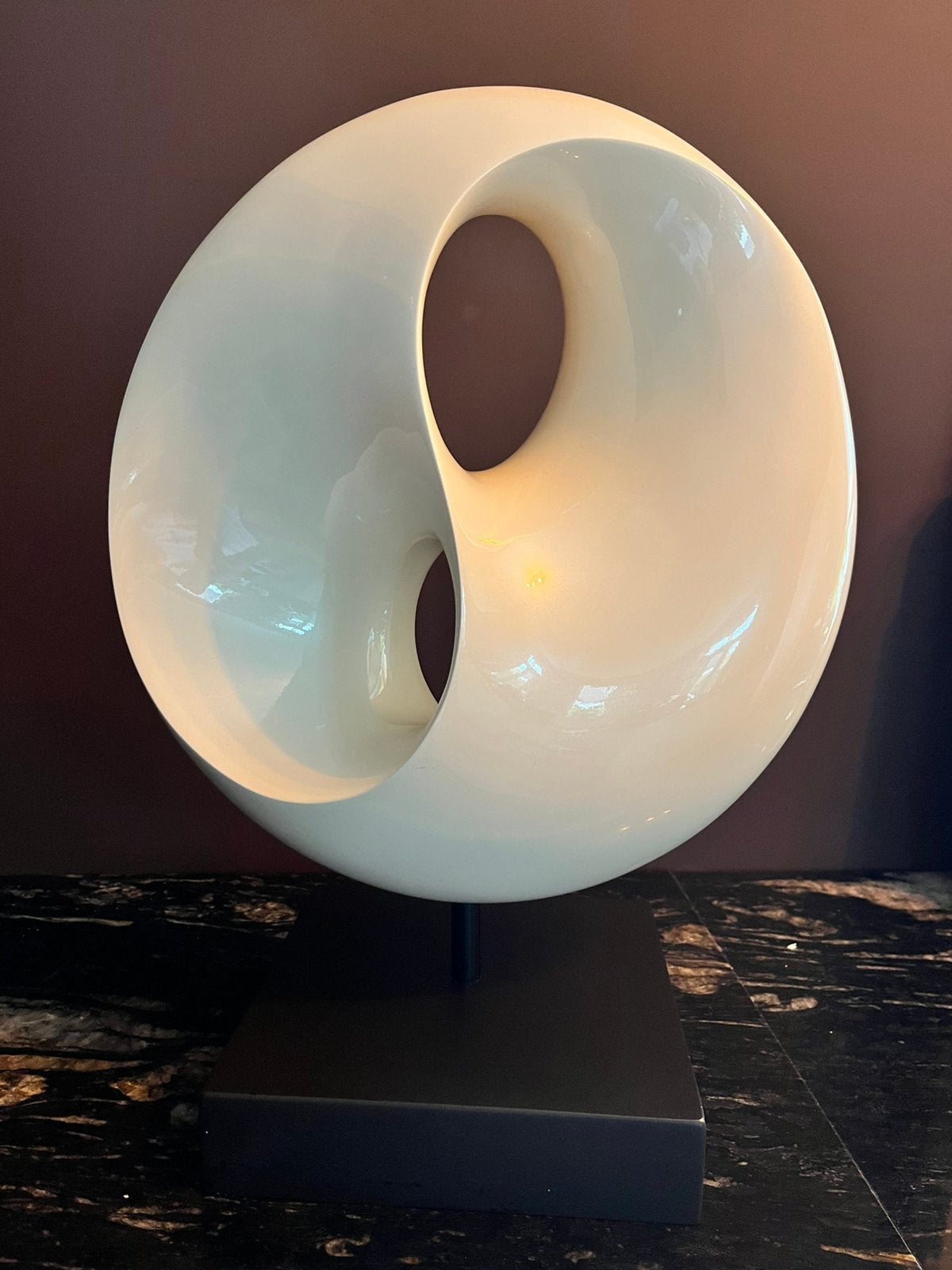 Abstract kunstobject / ornament 51 cm hoog, Ophalen