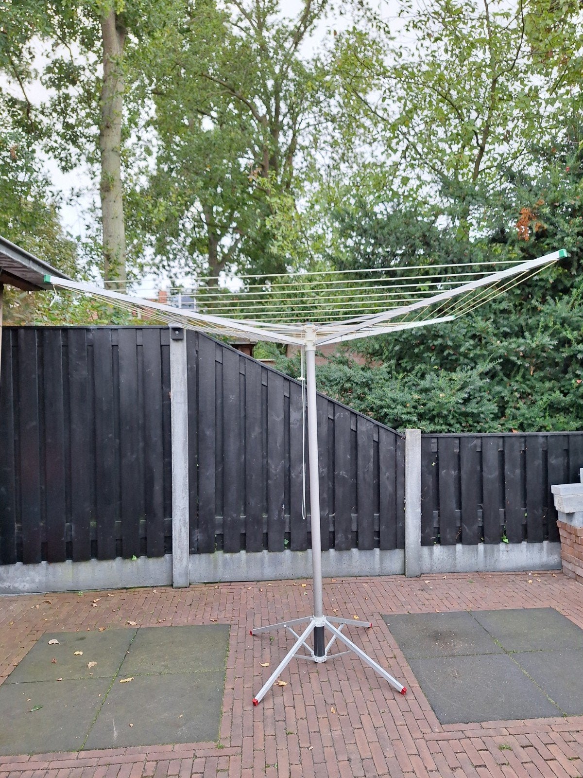 Bruca-50 Droogmolen met standaard - Aluminium, Tuin en Terras, Droogmolens en Wasrekken, Ophalen of Verzenden