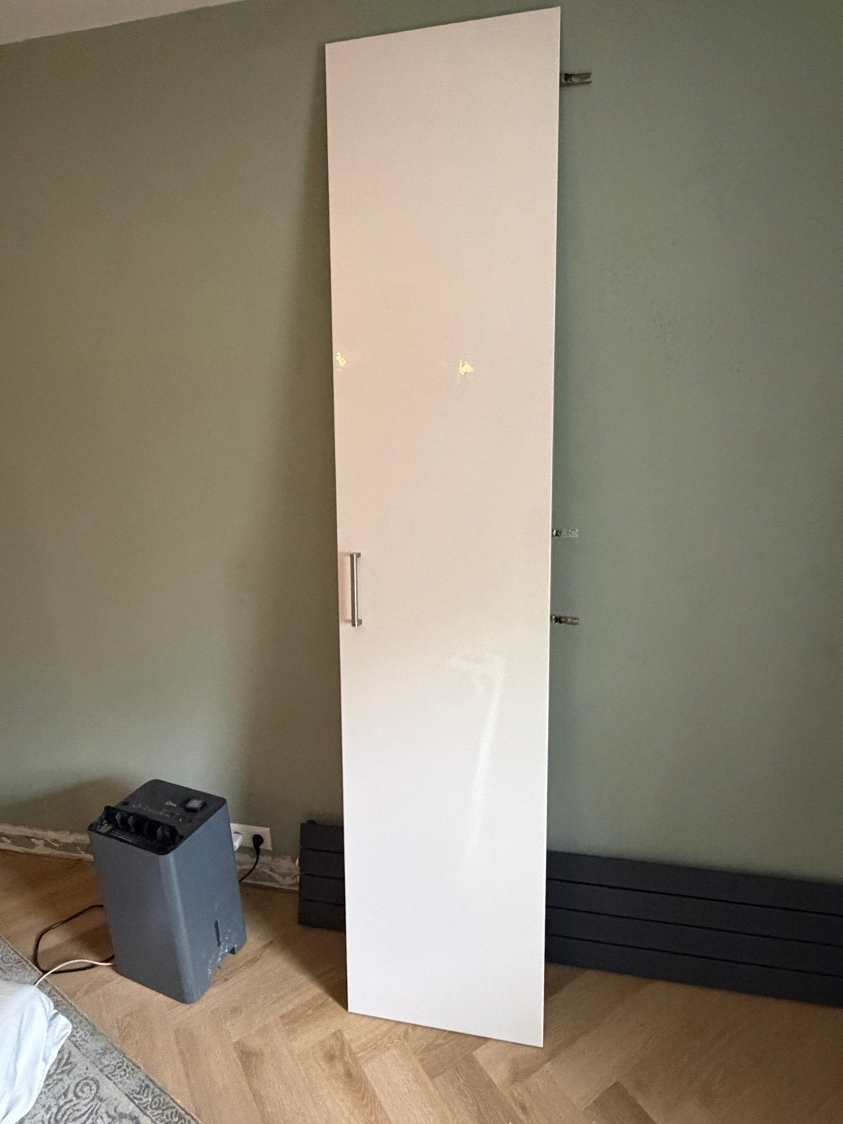 8x Pax kast deur Fardal hoogglans wit met chromen grepen, Ophalen, 200 cm of meer, Zo goed als nieuw, Minder dan 25 cm
