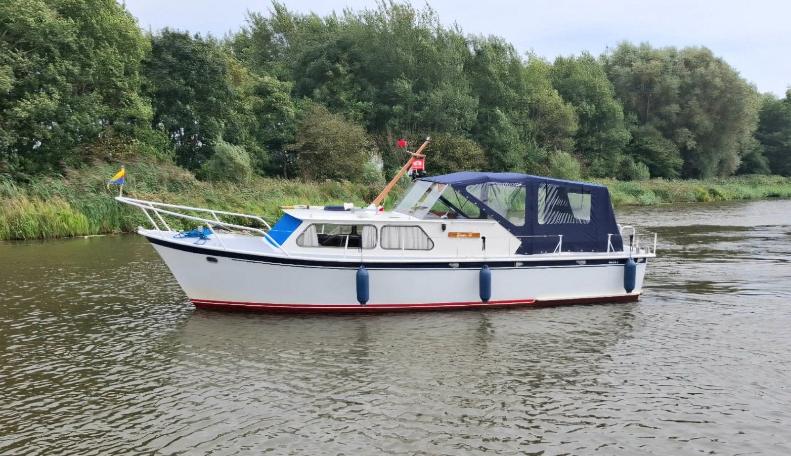 Palan 960 Ford 70 pk nieuwe kap kachel, Watersport en Boten, 10 m, Binnenboordmotor, Diesel, Ophalen