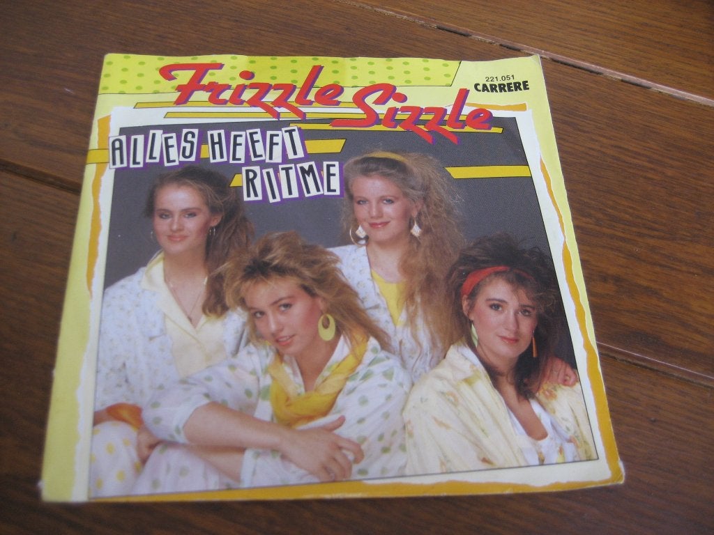 frizzle sizzle alles heeft ritme eurovisie songfestival nl, 7 inch, Ophalen of Verzenden, Zo goed als nieuw, Nederlandstalig