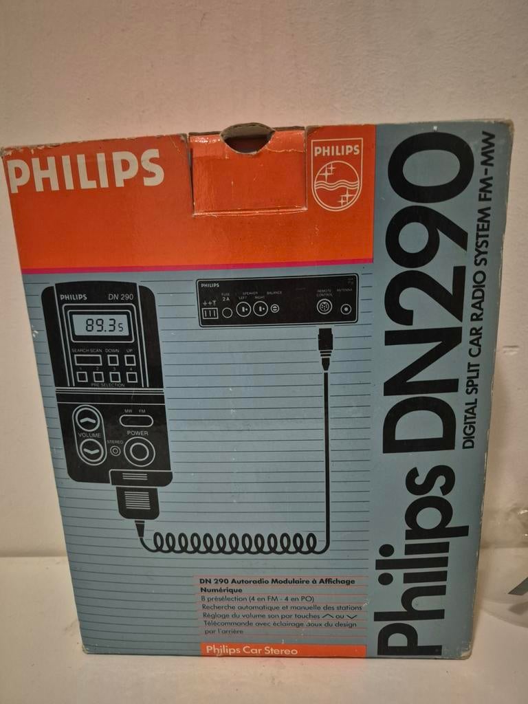 Philips DN290 Autoradio Jaren '80 - Nieuw in Doos, Auto diversen, Ophalen, Nieuw