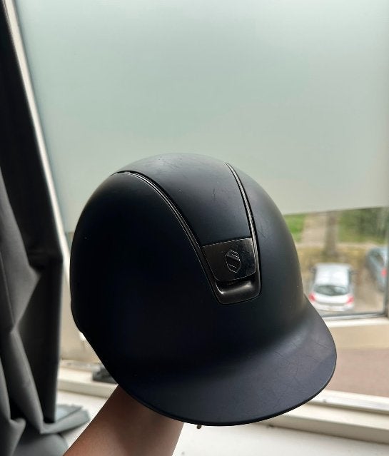 Samshield Cap Blauw M57, Blauw, Gebruikt, Dressuur, Ophalen of Verzenden