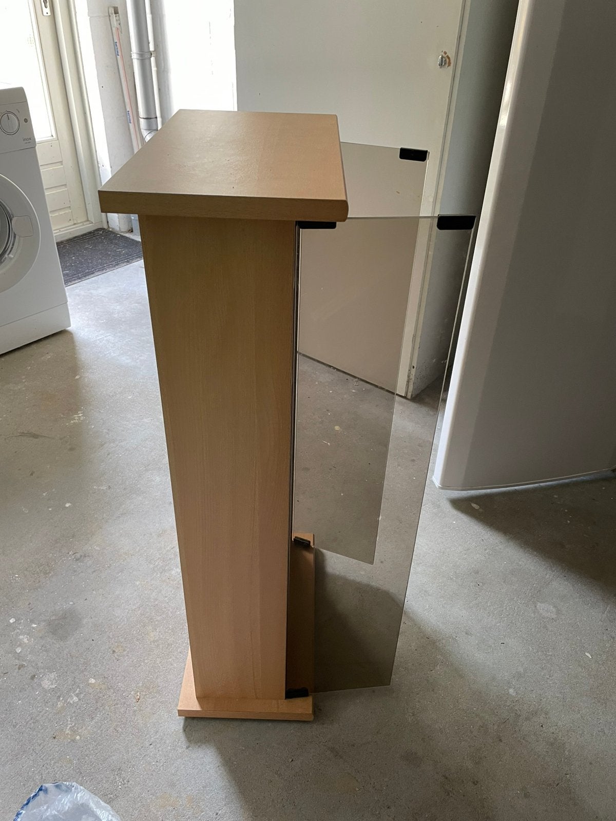 Houten opbergkastje eikenhoutlook, Ophalen, Gebruikt