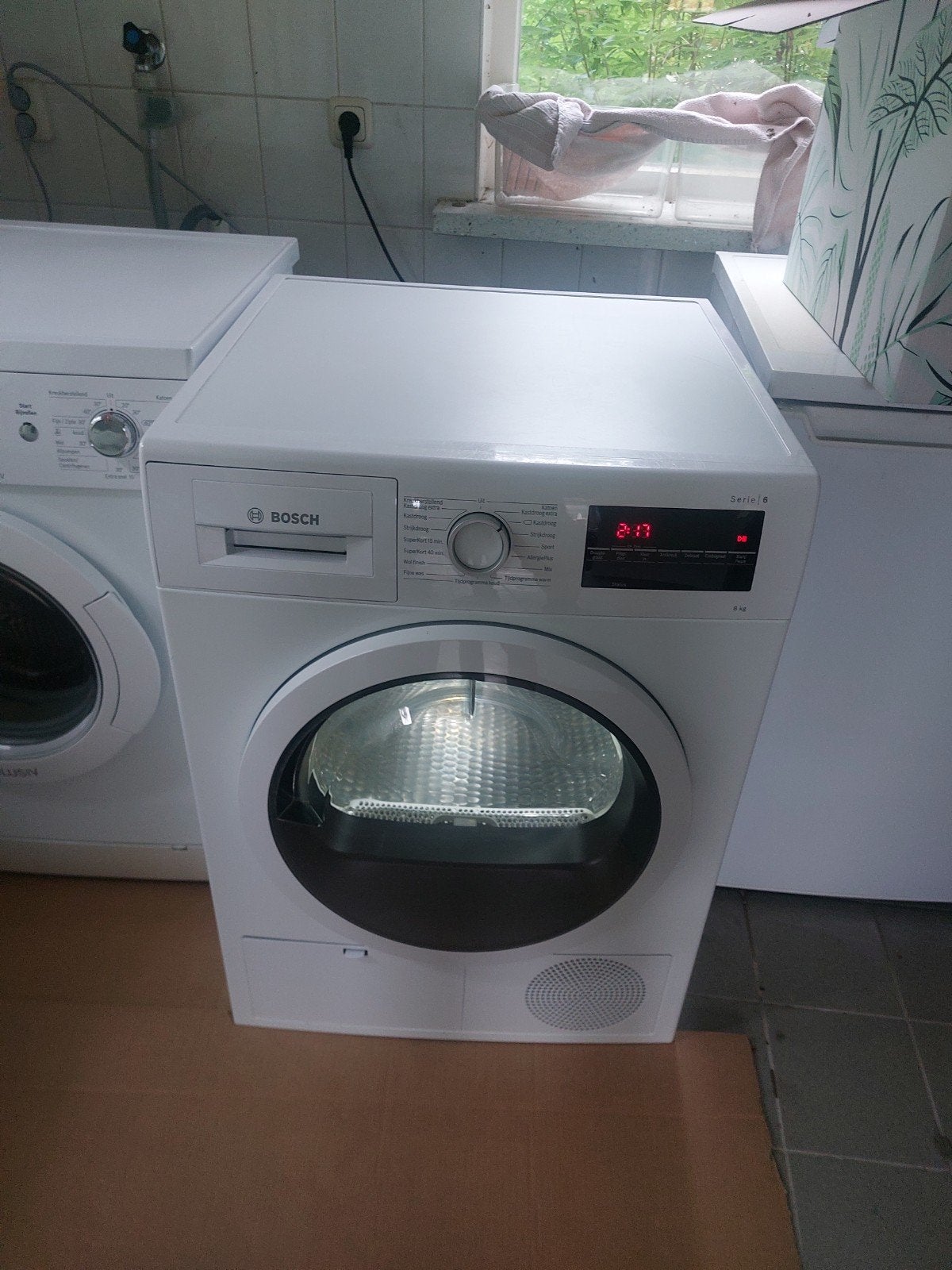 Bosch serie 6 droger 8kg  WTG846C0NL, Witgoed en Apparatuur, 8 tot 10 kg, Ophalen, Condens