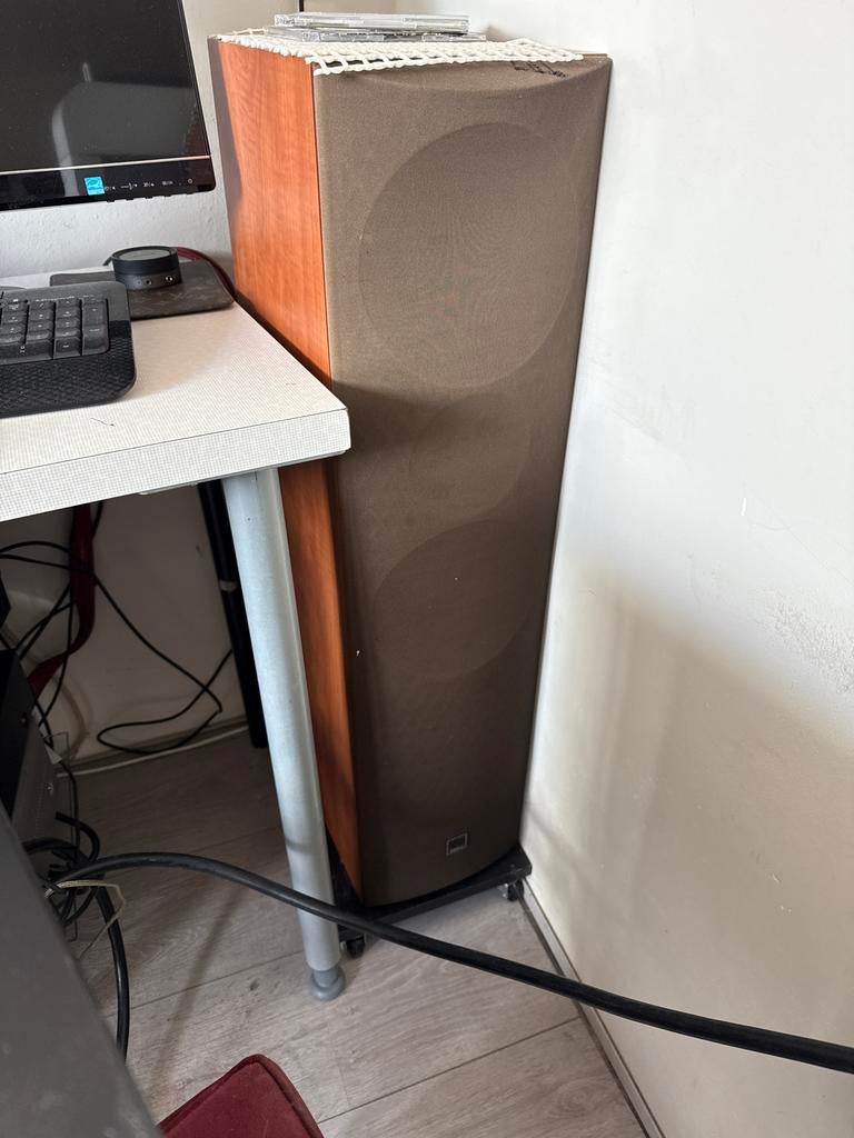 Dali Blue 5005 Jubi speakers eventueel met cd en versterker, Overige merken, Gebruikt, Ophalen of Verzenden, 120 watt of meer