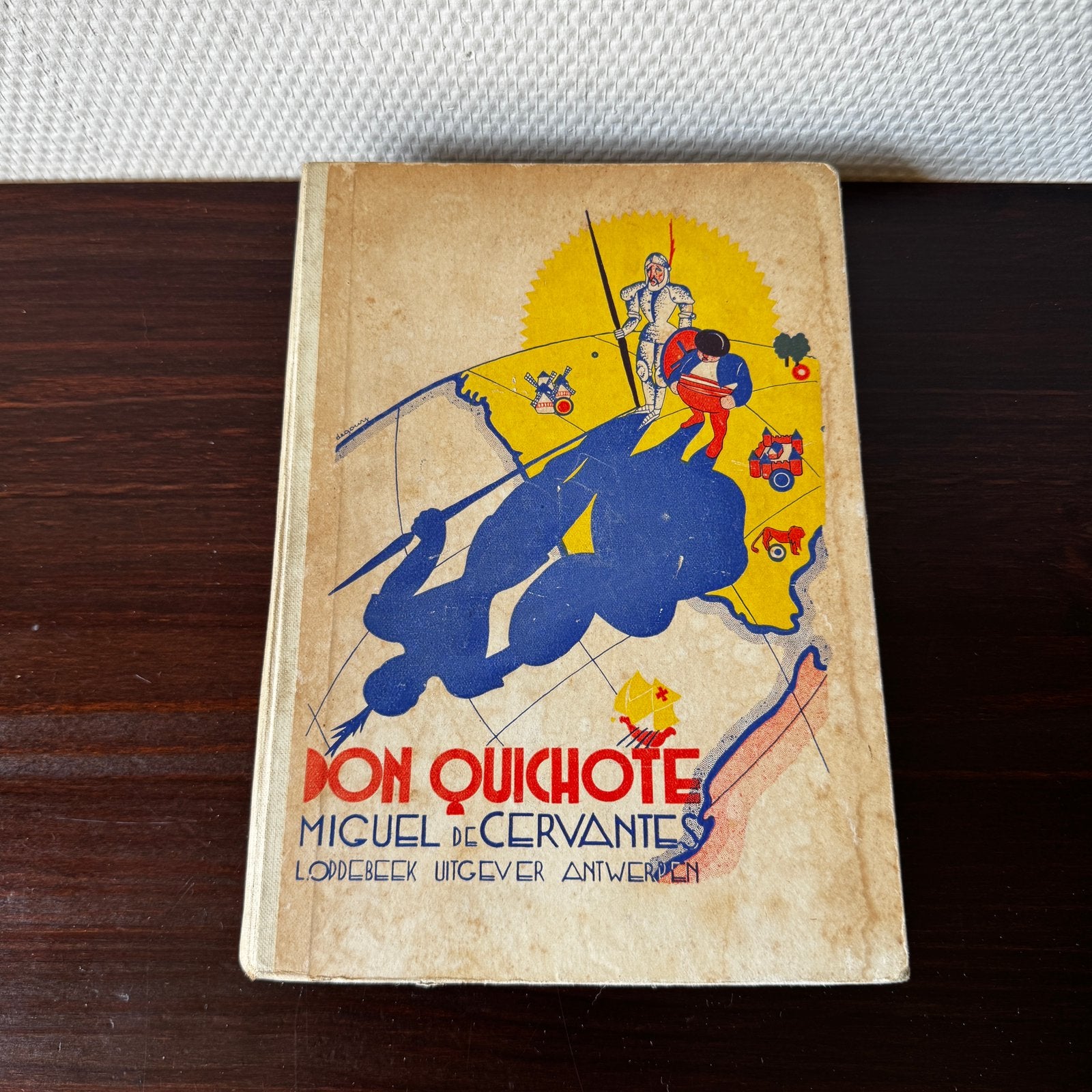 Boek - De Wonderbare Lotgevallen van Don Quichote, 1932, Ophalen of Verzenden