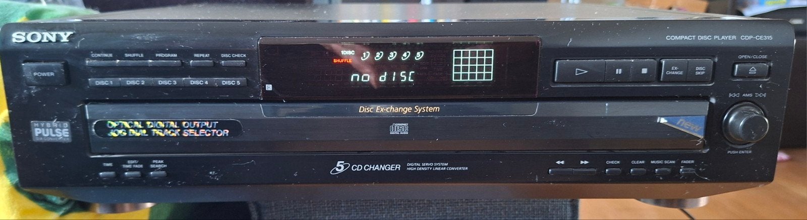 Sony CDP-CE315 5-disc CD-speler met afstandsbediening, Audio, Tv en Foto, Ophalen, Gebruikt, Sony, Wisselaar