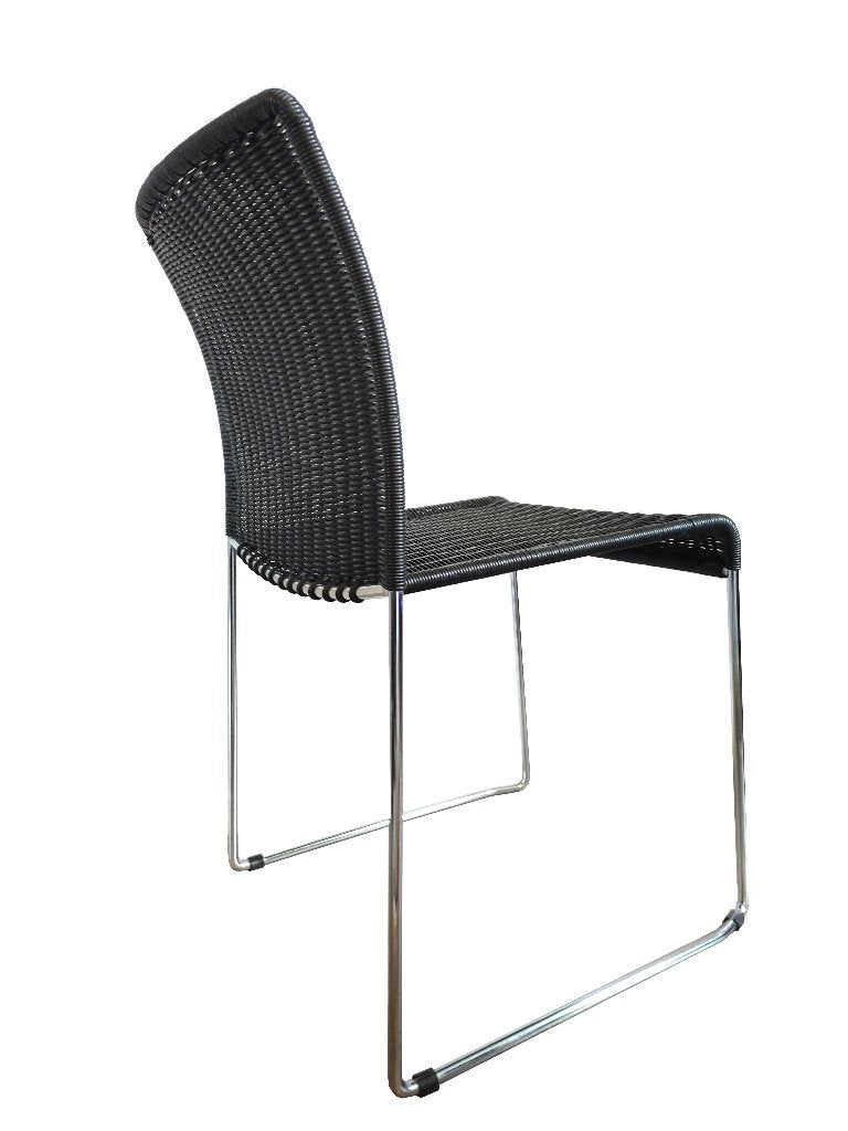 Zes fantastische Bonacina S21 Tito Agnoli design stoelen, Ophalen of Verzenden, Gebruikt, Overige materialen, Eén