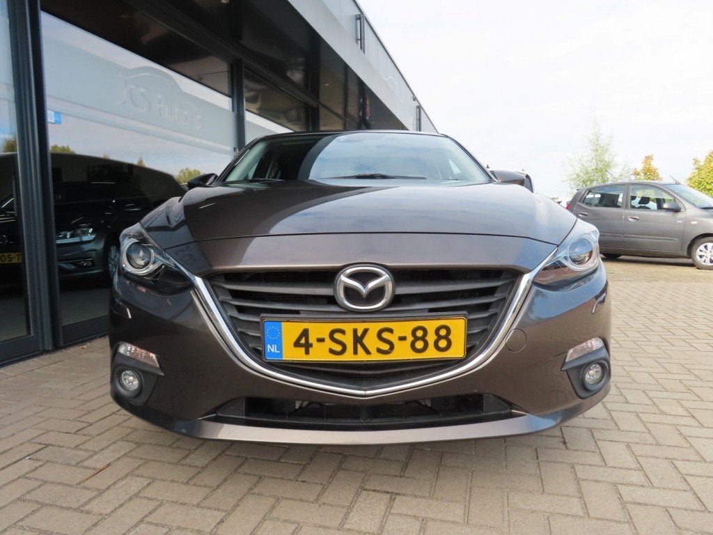 Mazda 3 2.0 TS+ Ecc Cruise Navi Pdc 2013, Gebruikt, 4 cilinders, Bruin, Bedrijf