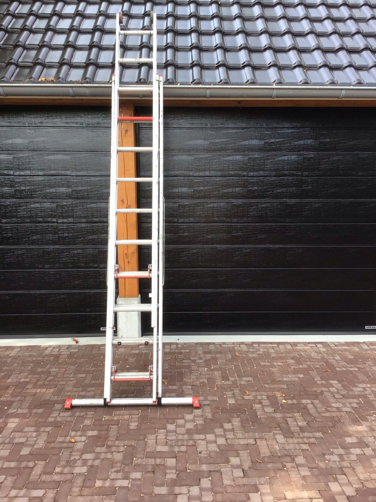 Altrex All Round 3x10 ladder - 7,21m uitschuifbaar, Ophalen, Gebruikt, Ladder, Opvouwbaar of Inschuifbaar