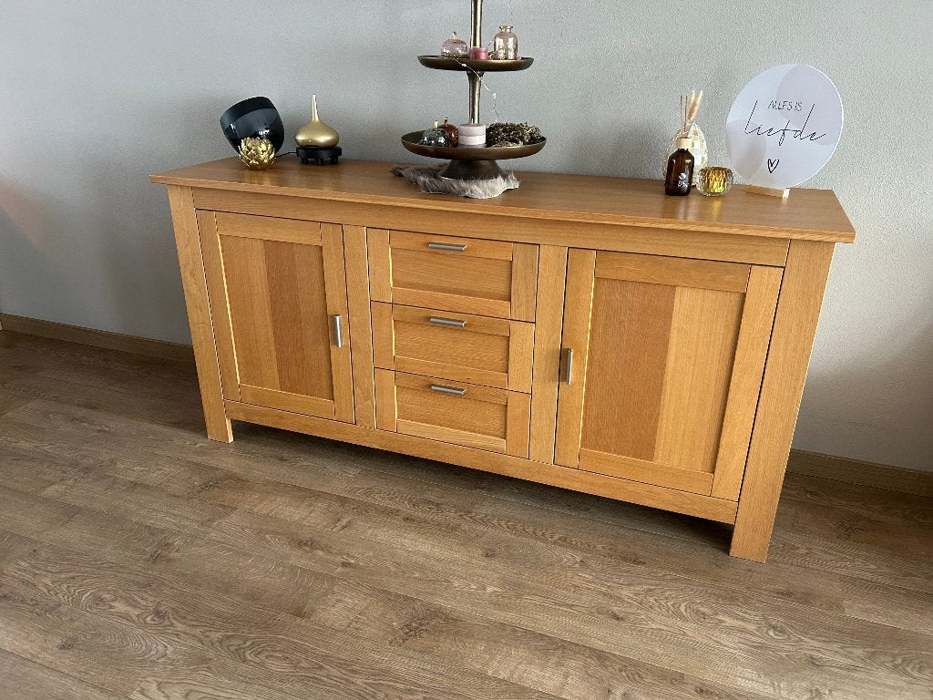 dressoir, Ophalen, Modern eiken, Gebruikt, 150 tot 200 cm