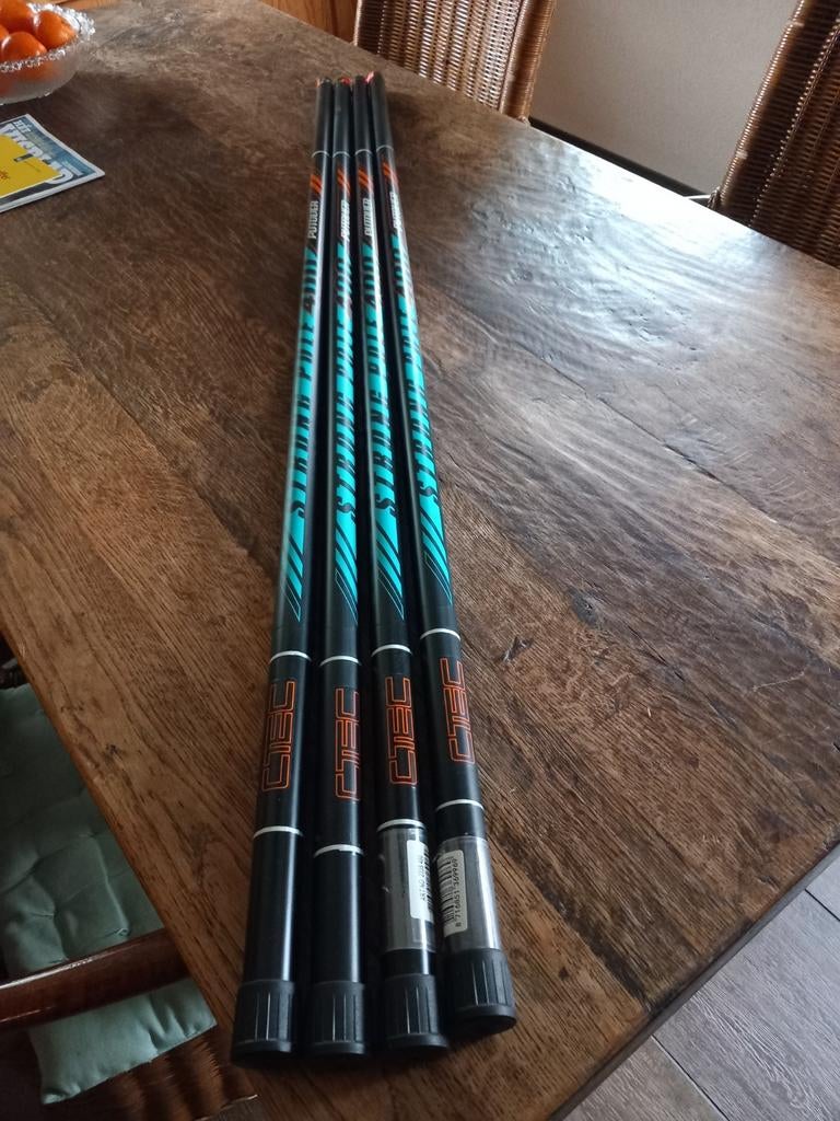 4x Telescoop hengels 4m nieuw, Watersport en Boten, Hengelsport | Algemeen, Ophalen of Verzenden