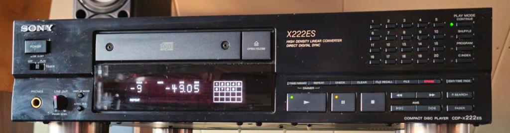Sony CDP X222 ES Extremely Standard topspeler,Made in Japan, Audio, Tv en Foto, Cd-spelers, SONY, Refurbished, Ophalen of Verzenden
