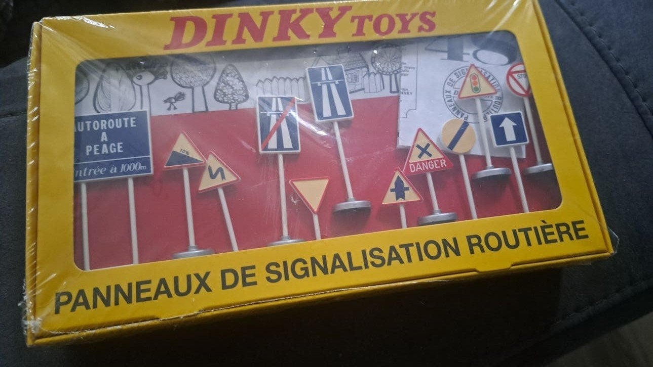 Dinky Toys verkeersbordenset. Repro., Verzamelen, Ophalen of Verzenden