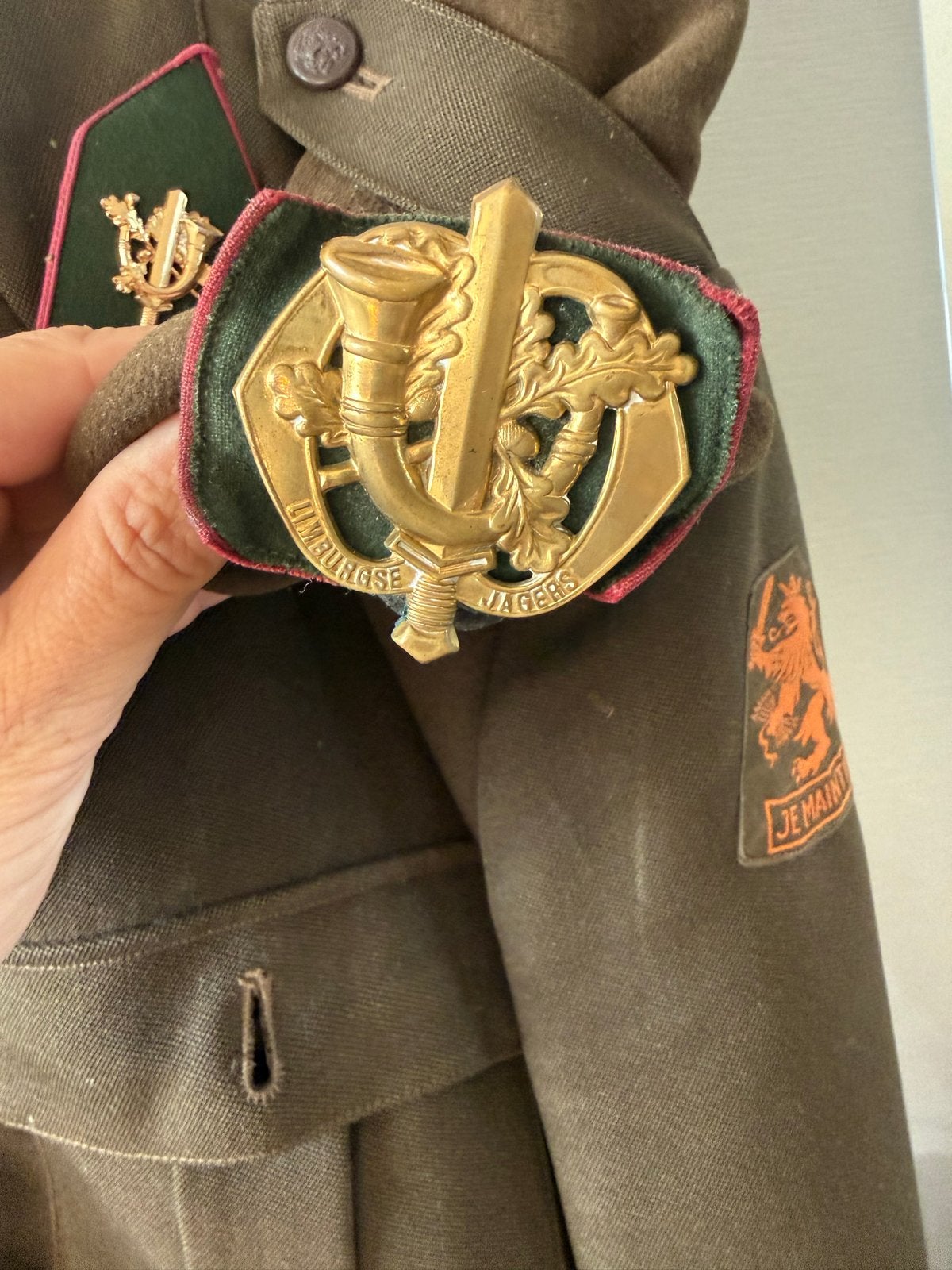 Oud militair uniform - Koninklijke Landmacht - Jagers, Ophalen, Landmacht, Nederland, Kleding of Schoenen