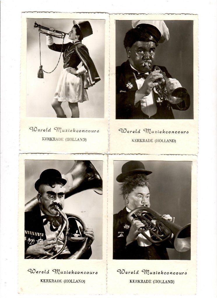 Partij van 5 Kaarten Kerkrade Wereld Muziekconcours, Ophalen of Verzenden, 1960 tot 1980, Ongelopen, Limburg