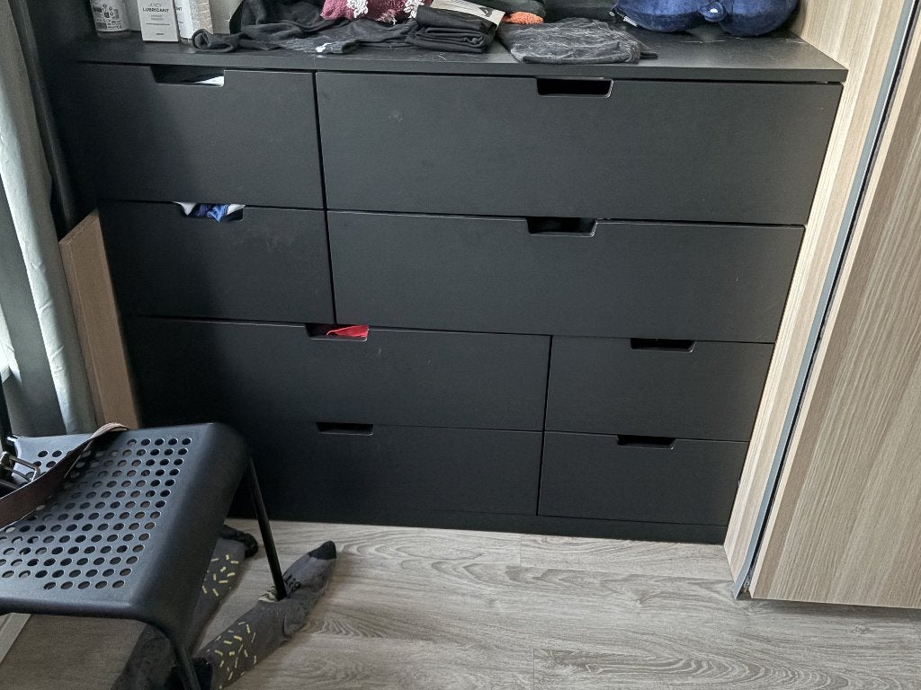 NORDLI ladekast - Ikea, Ophalen, Gebruikt, 100 tot 150 cm, 5 laden of meer