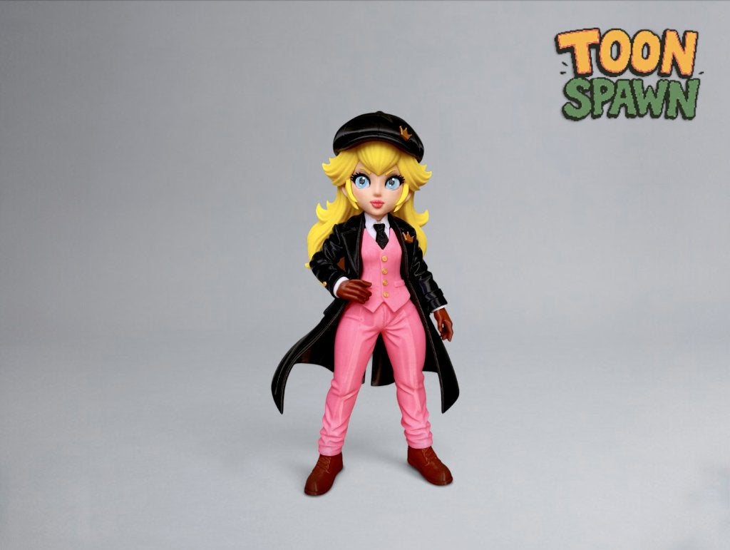 Princess Peach – Peaky Blinders Mash‑up – 34 cm, Ophalen of Verzenden, Nieuw, Overige typen