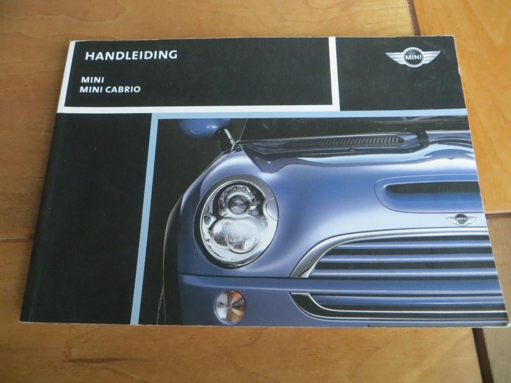 Instructieboek Mini, Mini cabrio, Mini Cooper, Cooper S 2004, Auto diversen, Handleidingen en Instructieboekjes, Ophalen of Verzenden