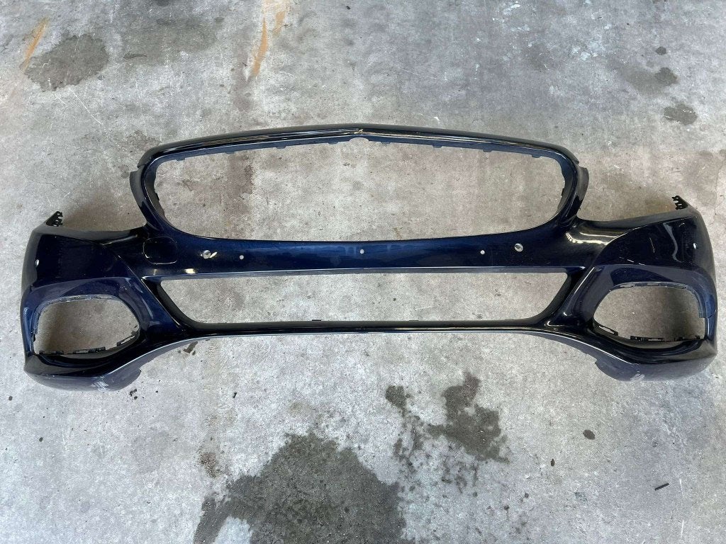 voorbumper c-klasse 6x pdc a2058850125 2014-2018 blauw, Gebruikt, Duitsland, Voor, Mercedes-Benz