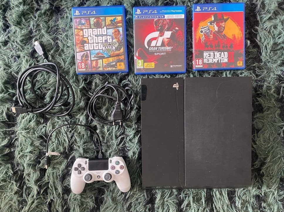 Sony Playstation 4 incl. 3 games en controller, Ophalen of Verzenden, Zo goed als nieuw, Met 1 controller, Original