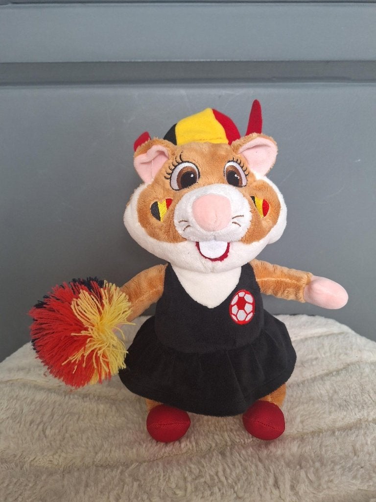 AH hamster belgie cheerleader rode duivel, Albert Heijn, Overige typen, Ophalen of Verzenden, Zo goed als nieuw