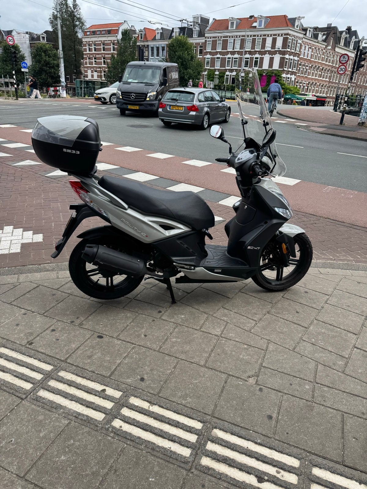 Kymco Agility 16+ 50cc E5 injectie, Ophalen, Gebruikt, Maximaal 45 km/u, Agility